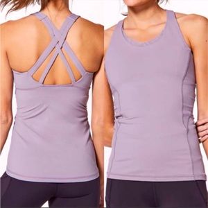 Lululemon Lavender Stash N’ Run Tank Women’s Size 4